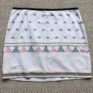 Super fun printed Madewell skirt